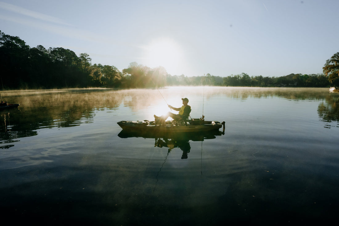 Kayak Fishing in the Wind