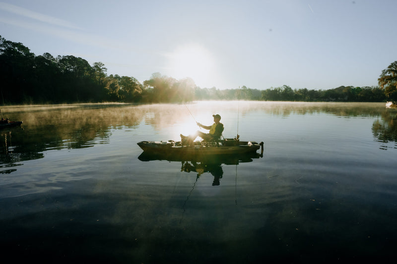 Kayak Fishing in the Wind