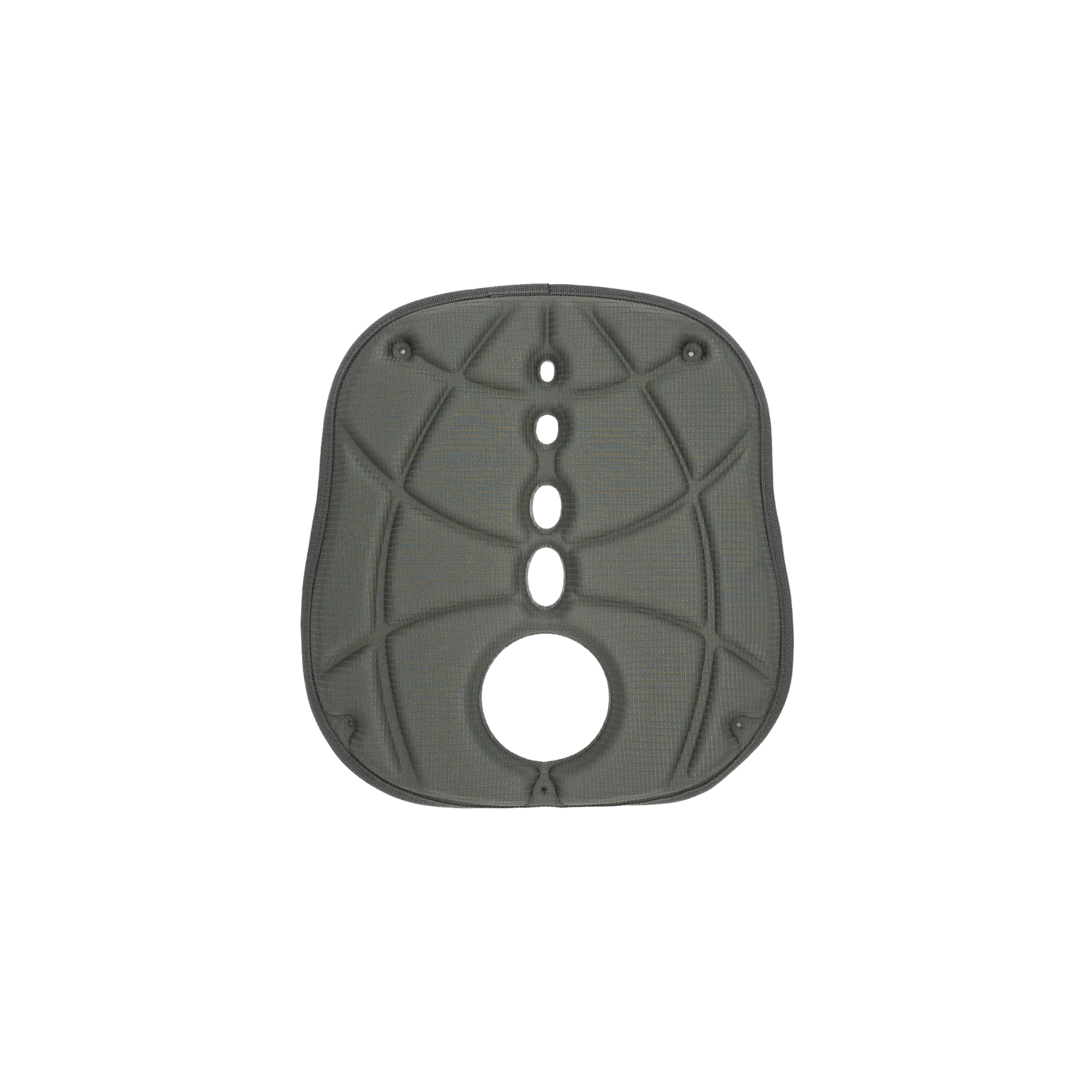 Zone Seat Pad with Cupholder Cut-Out - Grey