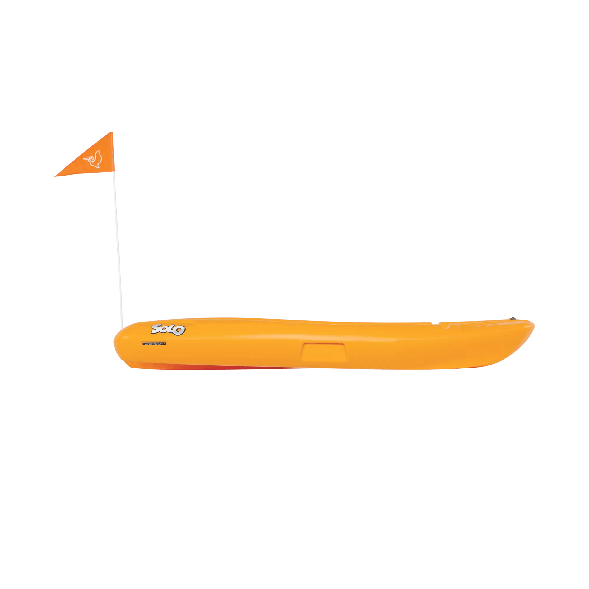 Solo Kids Kayak with Paddle and Flag