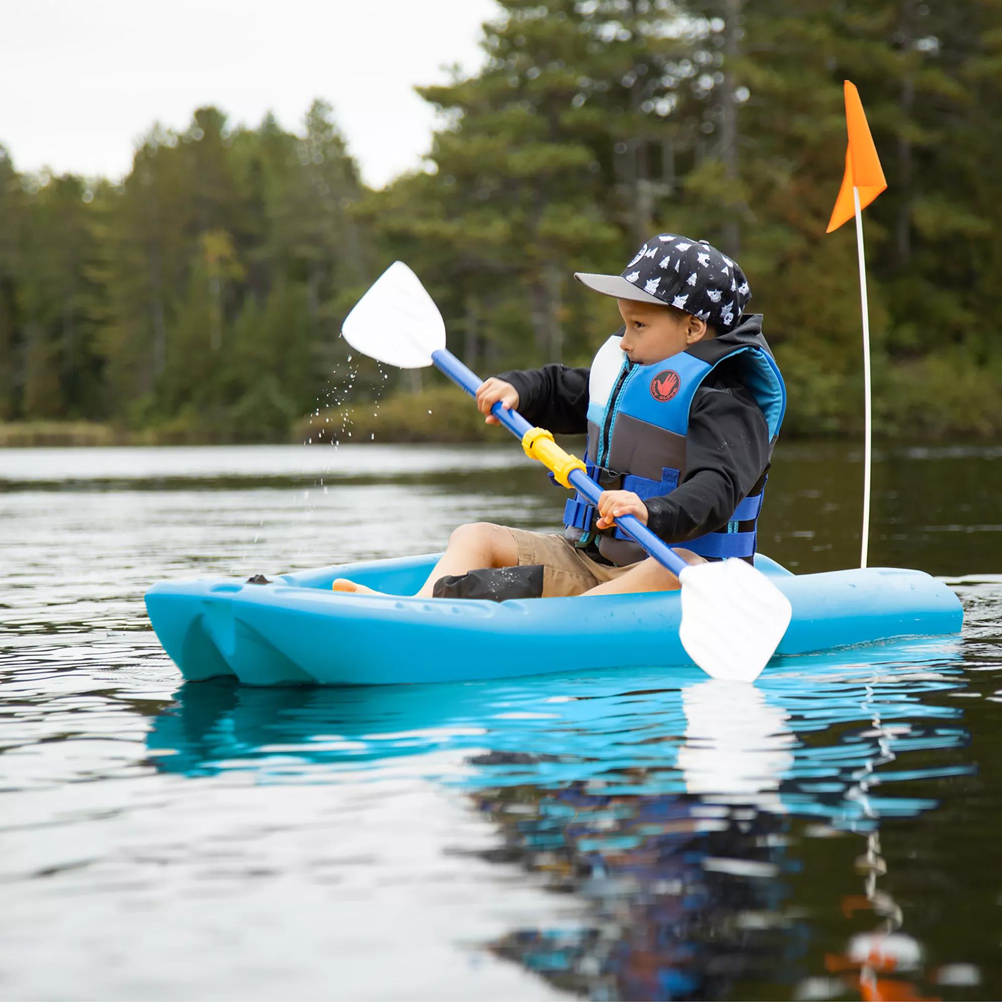 Solo Kids Kayak with Flag
