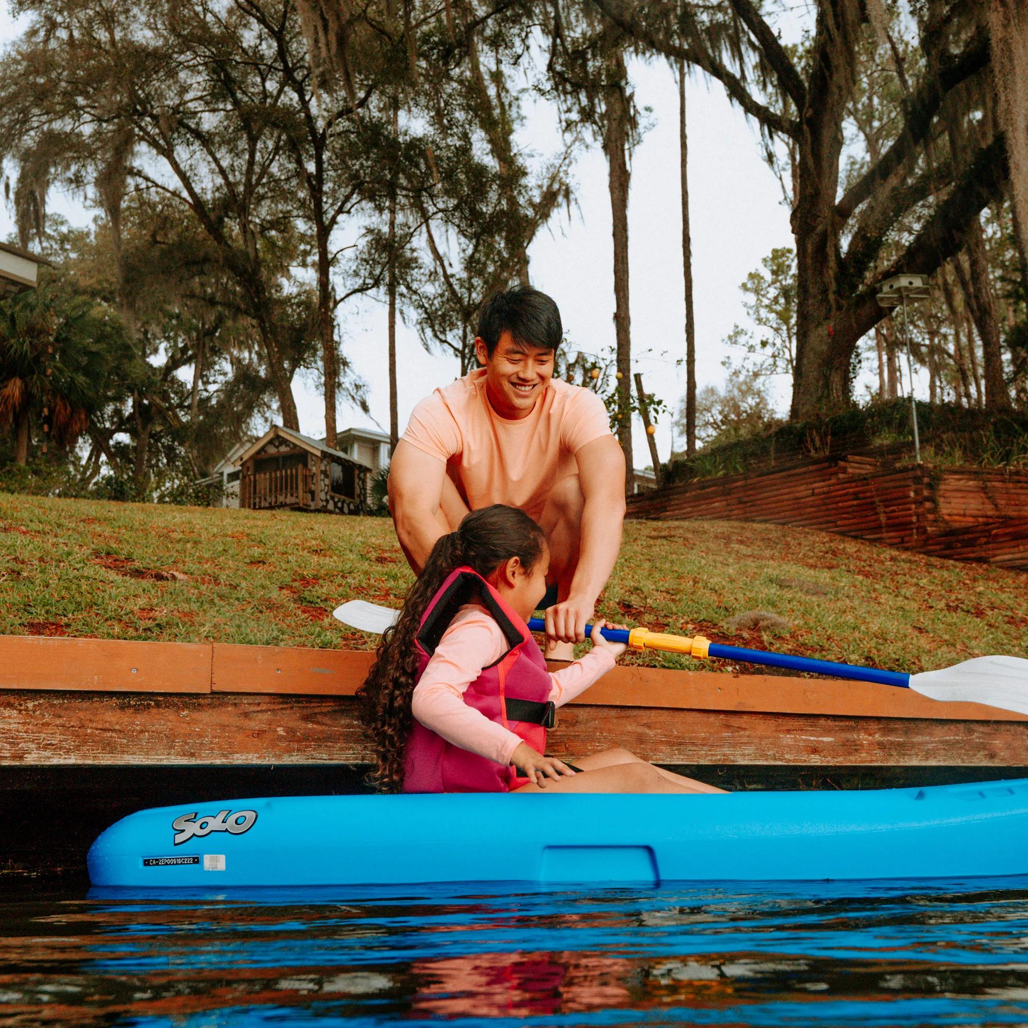 Solo Kids Kayak with Flag