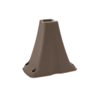 Canoe Seat Support Cone in Brown