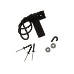 Black Paddle and Rod Tie-Down