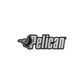 6.5 in. Pelican Logo Decal